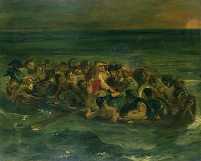 Sketch for The Shipwreck of Don Juan, 1839 by Ferdinand Victor Eugene Delacroix